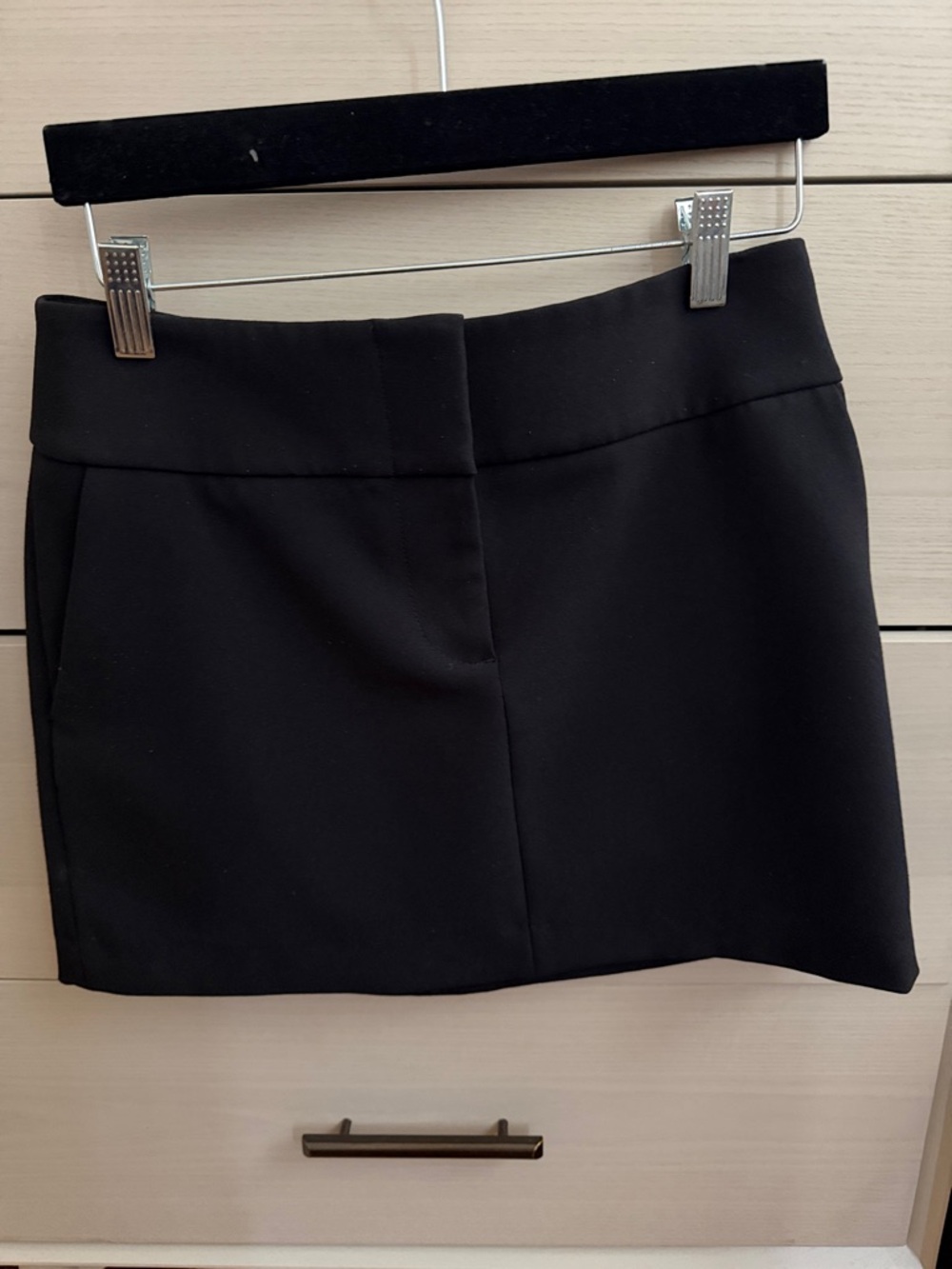 & Other Stories Black Tailored Mini Skirt